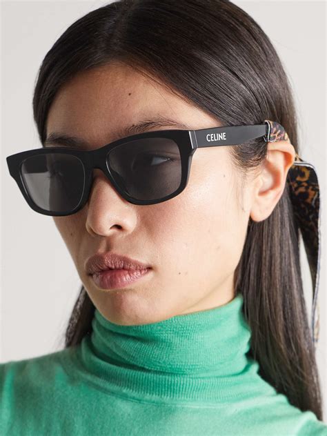 celine eyewear square acetate sunglasses|authentic Celine sunglasses.